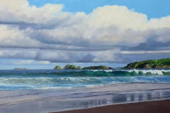 All is Found - ocean beach landscape realism painting contemporary modern 