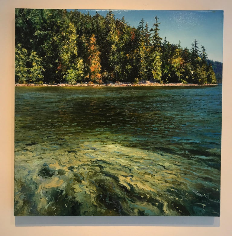 Erika Toliusis - Belcarra Original Lake landscape painting ... Erika Toliusis - Belcarra Original Lake landscape painting ...