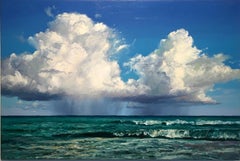 De La Mano - original seascape realism ocean oil painting modern contemporary 