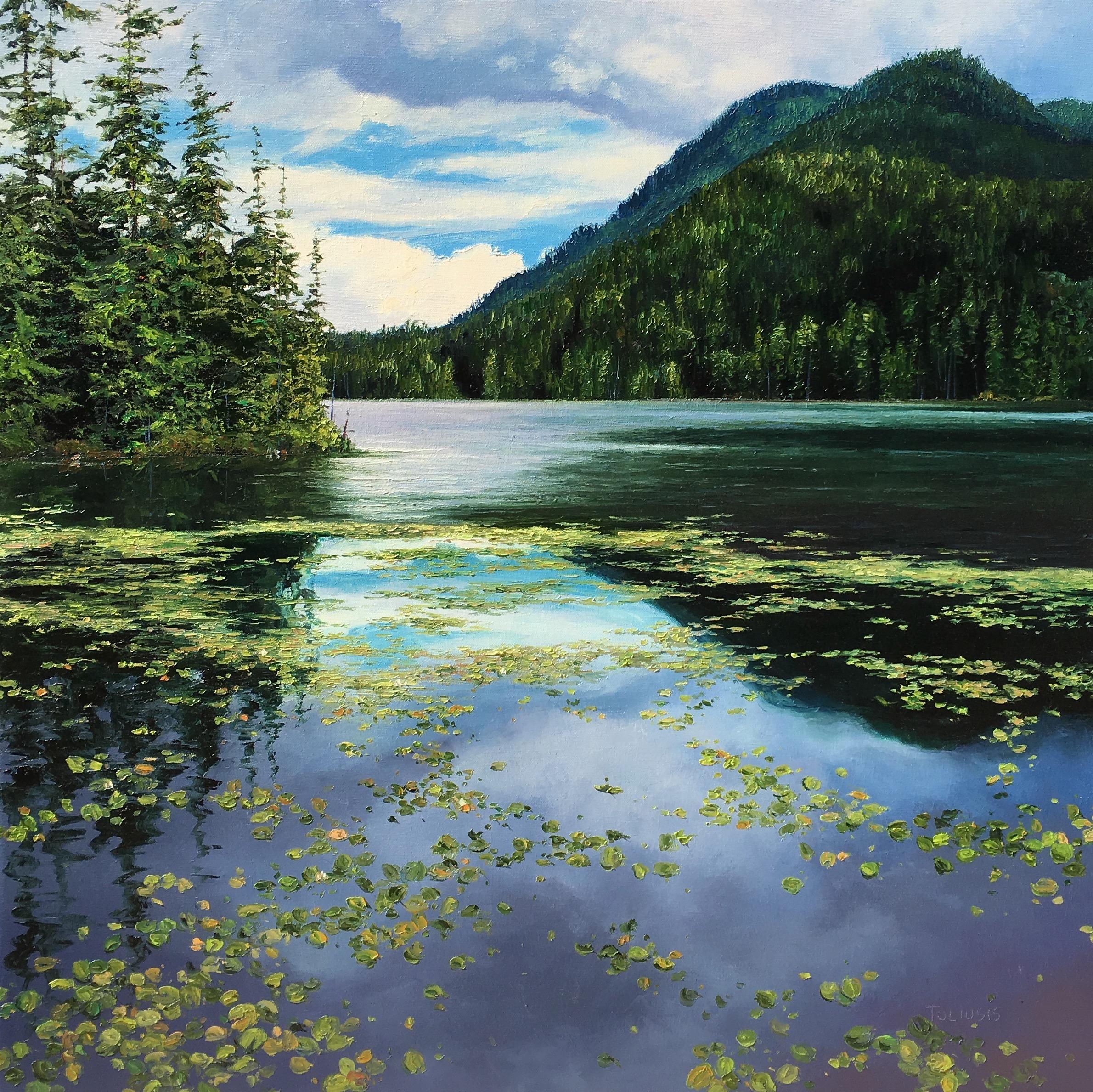 Erika Toliusis Sea Bird Seascape coastal ocean landscape oil