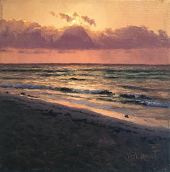 Revealed - Original Contemporary beach seascape water oil realism Modern art