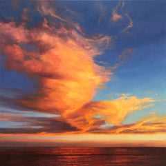 Taken Away - seascape coastal landscape artwork sky contemporary impressionism 