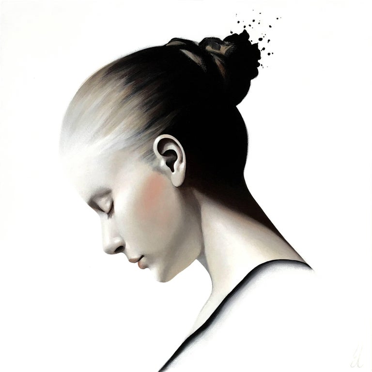 Erin Cone Cameo, figurative realism painting, acrylic on canvas