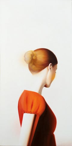 Glow 2 by Erin Cone, oil on canvas, modern realism, contemporary portrait