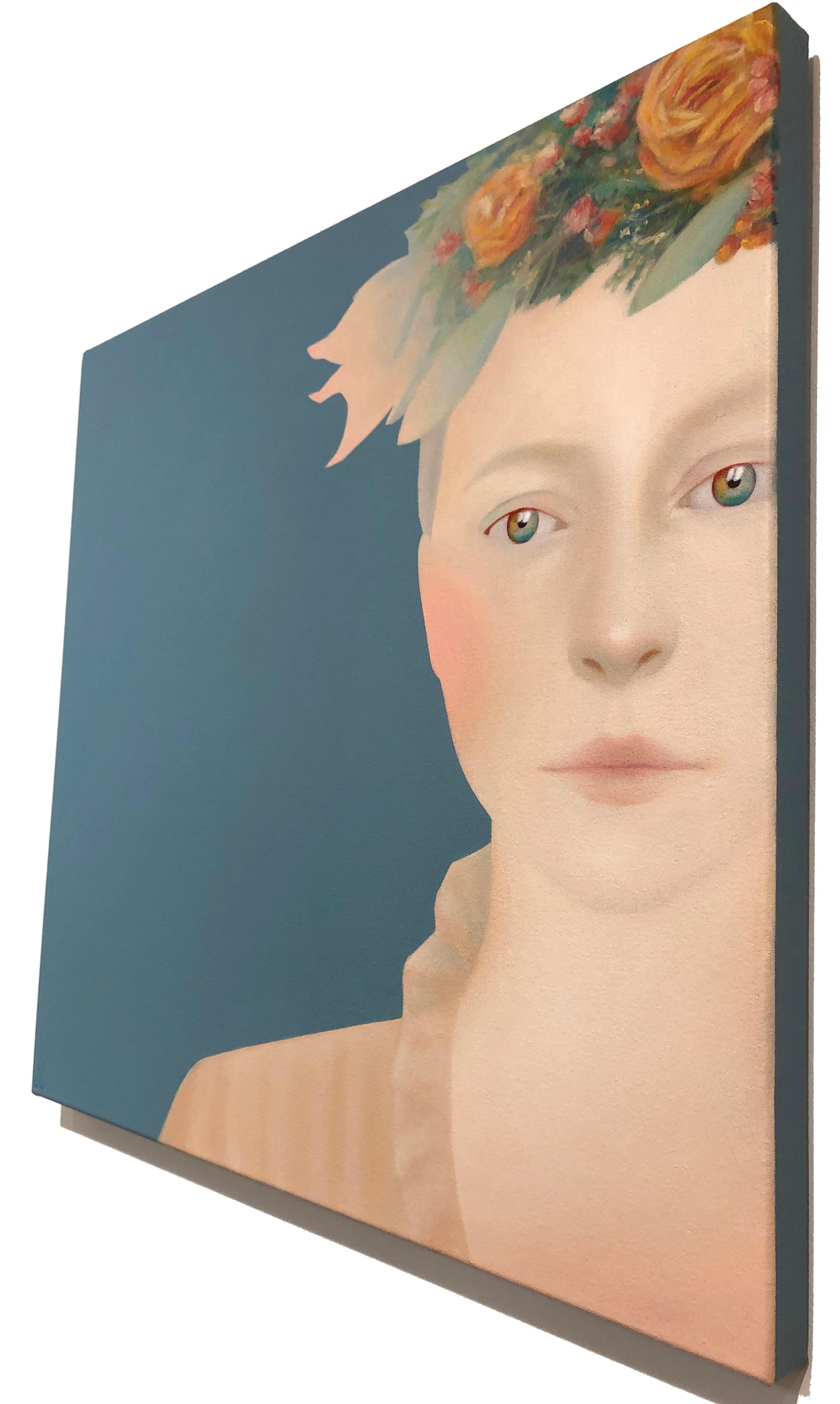 Primavera von Erin Cone, Acryl auf Leinwand, moderner Realismus, zeitgenössisches Porträt im Angebot 2