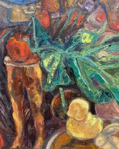 "My Favorite Things" - still life, rooster, surreal, duck