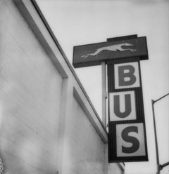 Bus (Ghost Town) - 21st Century, Polaroid, Landscape