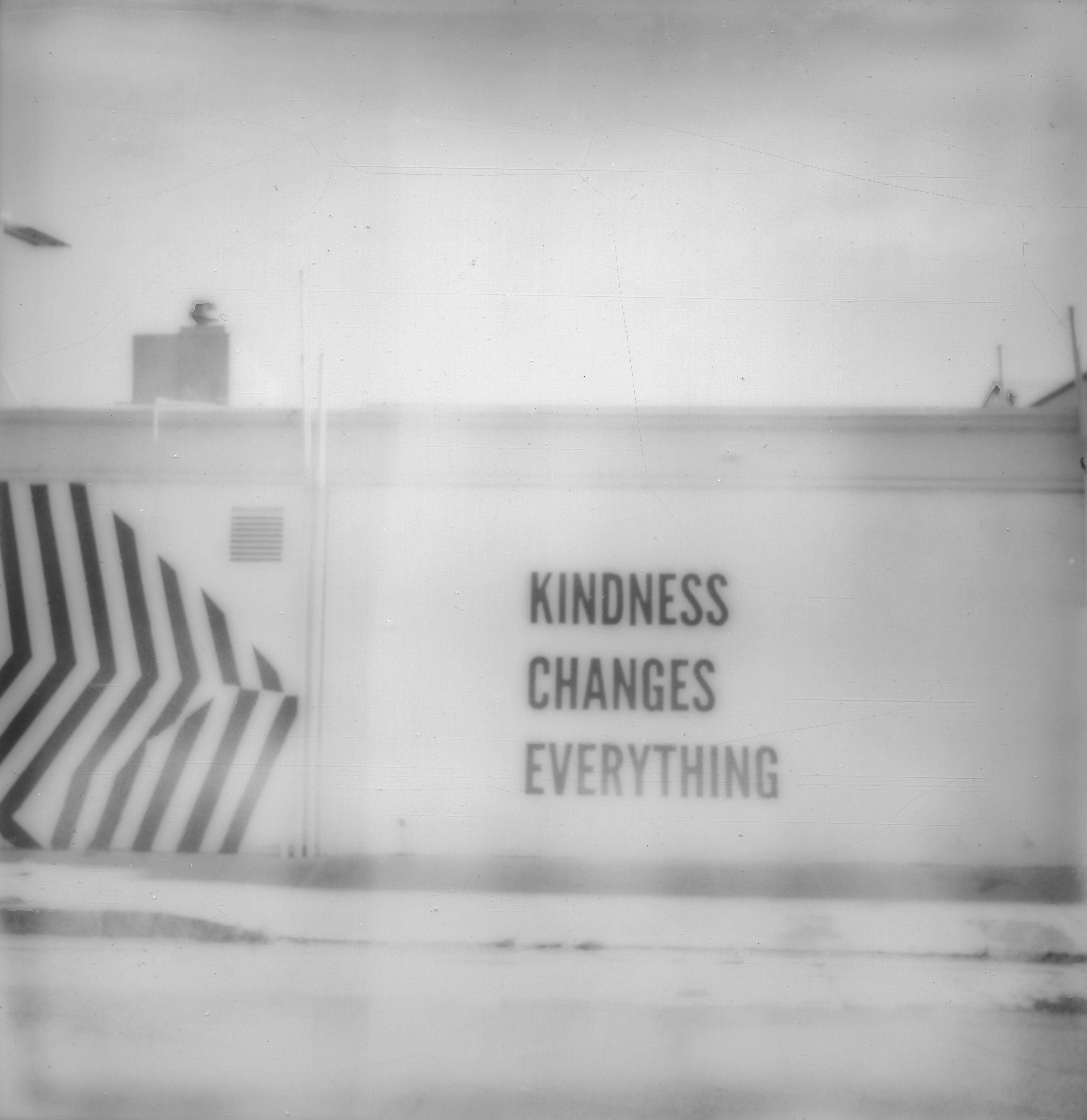 Erin Dougherty Black and White Photograph - Kindness (Ghost Town) - 21st Century, Polaroid, Landscape