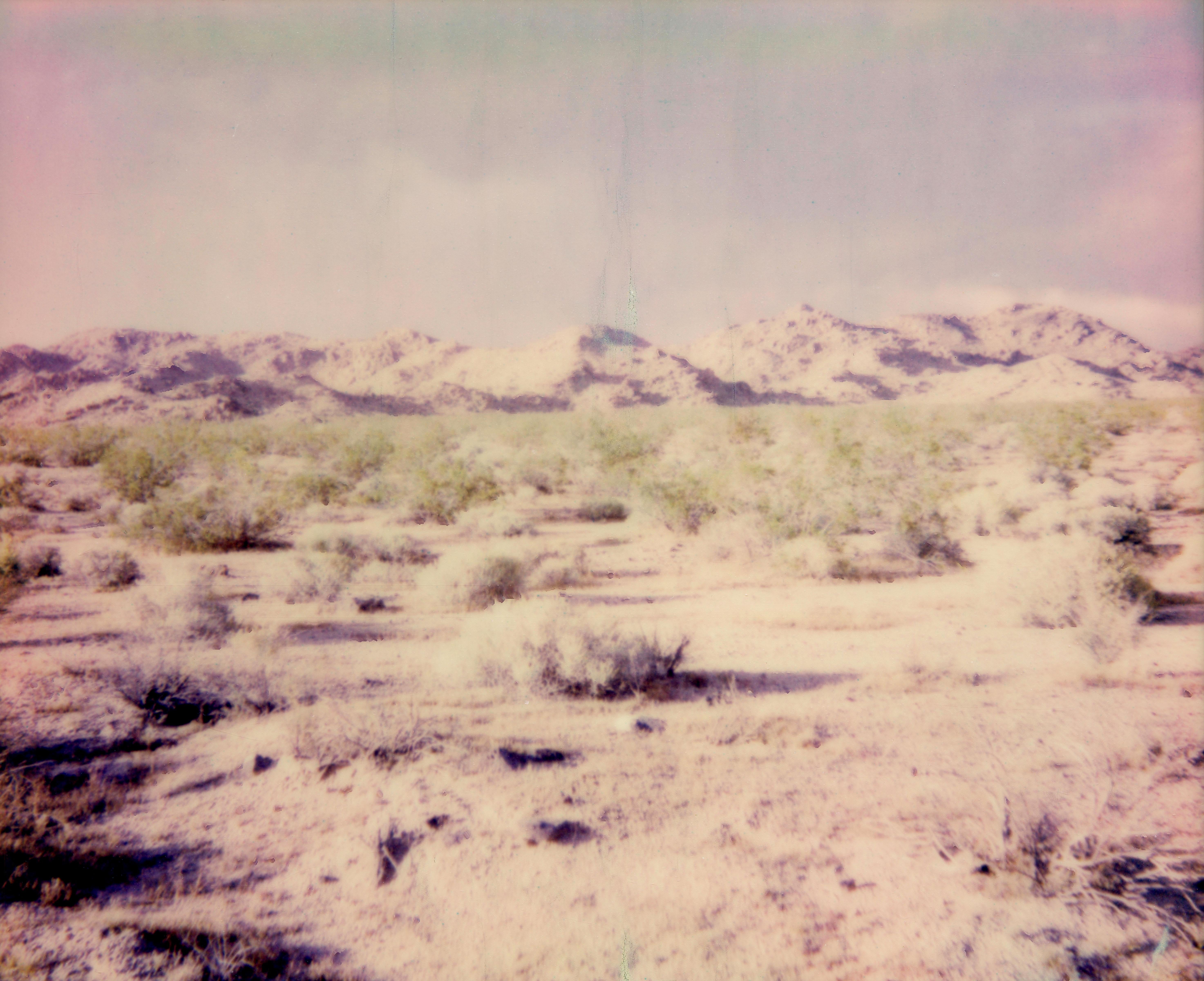 Erin Dougherty Color Photograph - Rainbow Desert (Lost in Time) - 21st Century, Polaroid, Landscape