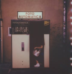 Selfie, Florence - 21e siècle, Polaroid, Paysage