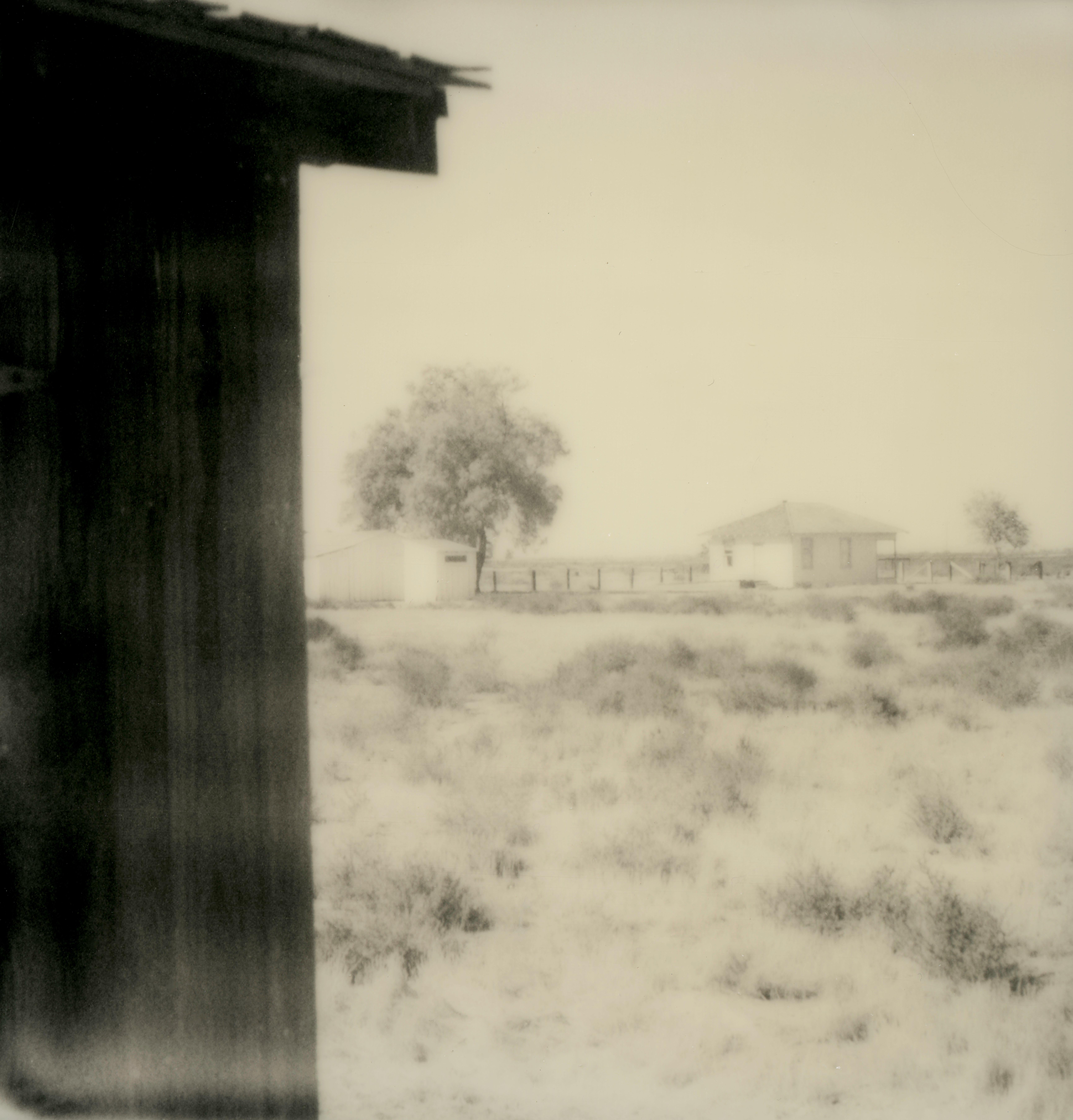 Sister (Dude Ranch) - 21st Century, Polaroid, Portrait - Contemporary Photograph by Erin Dougherty