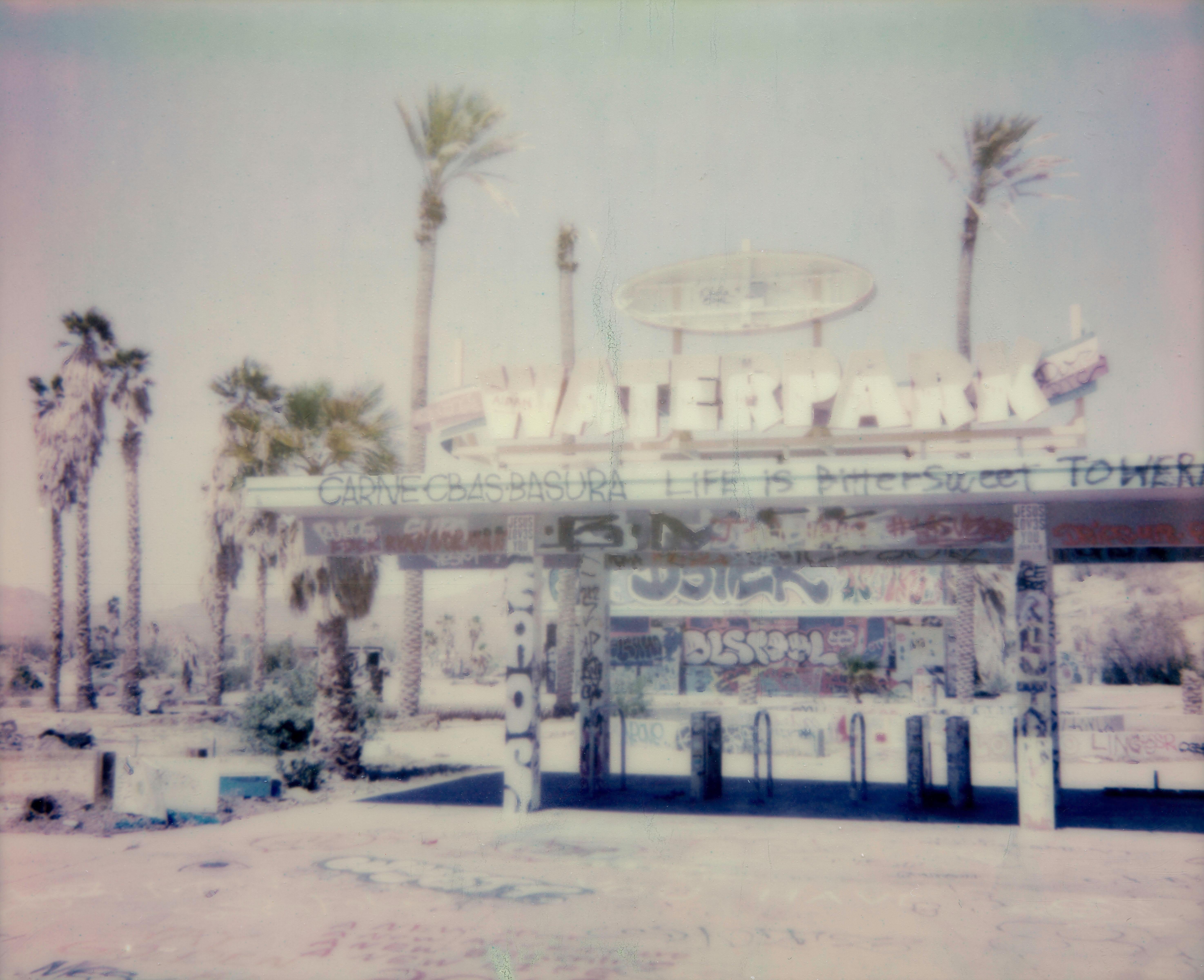 Erin Dougherty Color Photograph - The Lost Waterpark (Lost in Time) - 21st Century, Polaroid, Landscape