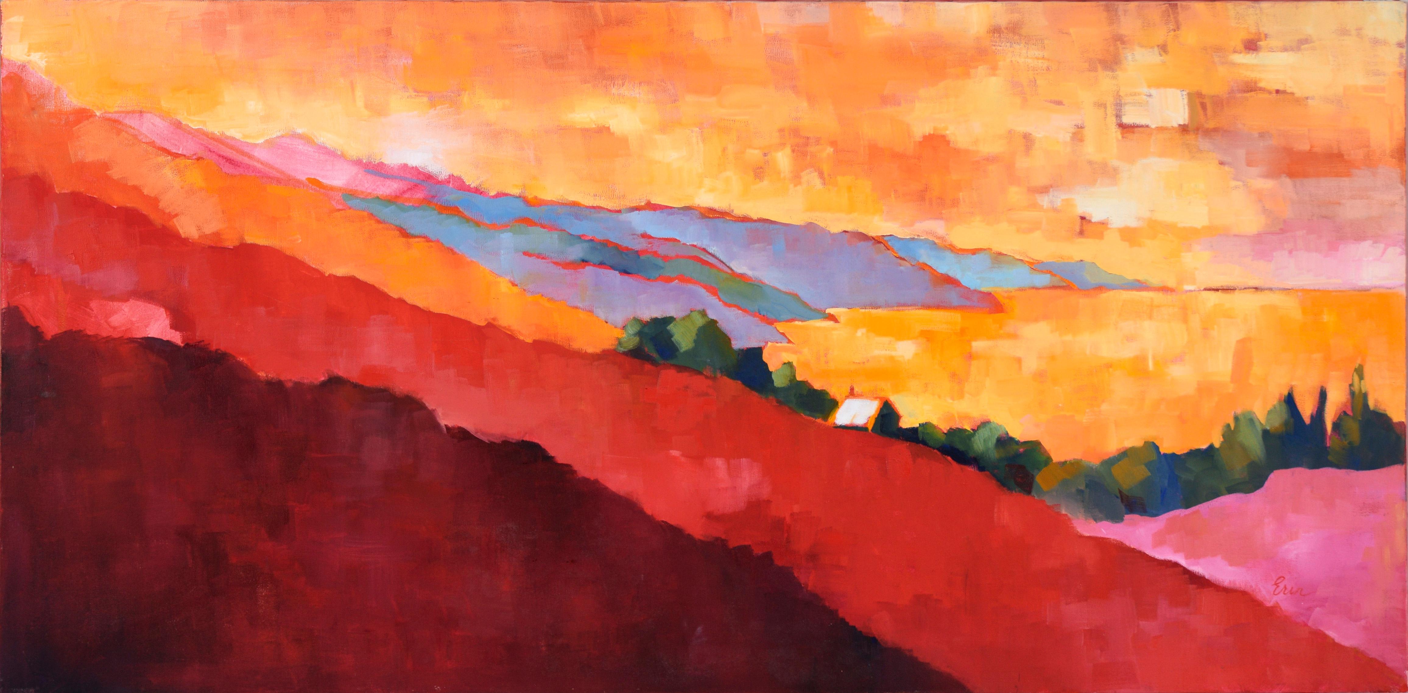 Erin Gafill Landscape Painting - "The Wild Coast - Big Sur" Contemporary Seascape in Oil on Canvas