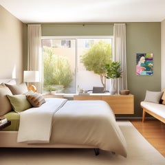 Greta - Colorful Abstract Expressionism Figurative Original Portrait Painting