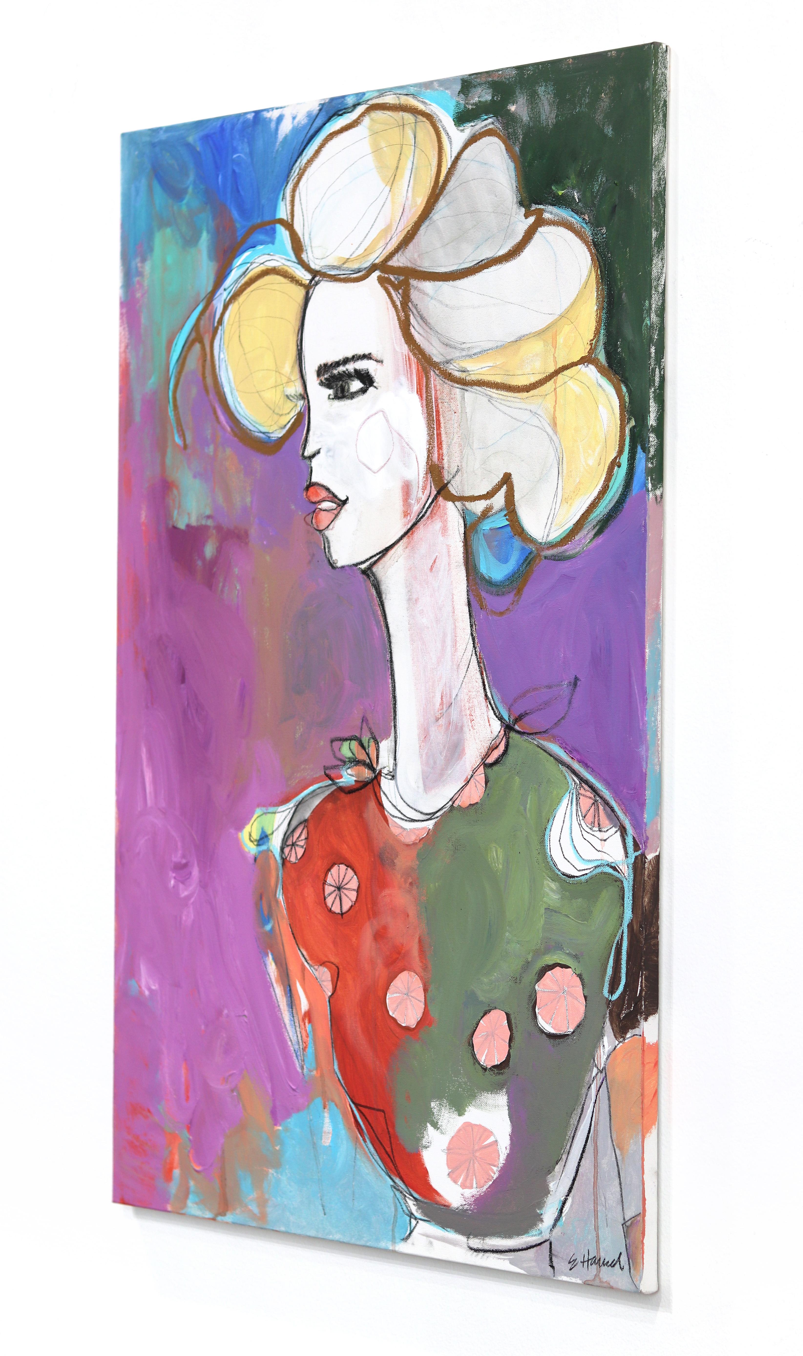 Heart - Abstract Figurative Portrait Painting For Sale 3