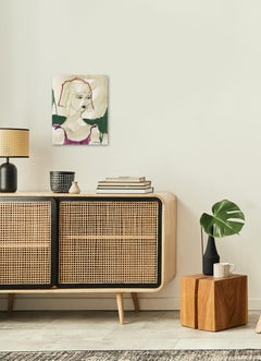 Petra - Pintura original Expresionismo Abstracto Retrato Figurativo