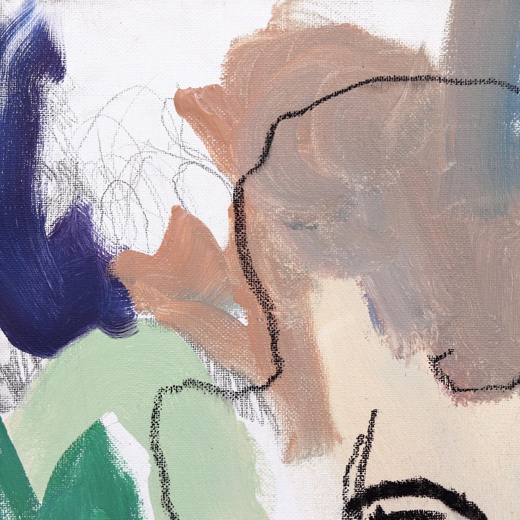 Erin Hammond is a contemporary abstract expressionist artist whose free-form paintings capture the essence of her inner, subjective realities. With a vibrant palette and dynamic markings, Hammond explores the interplay of color, form, and