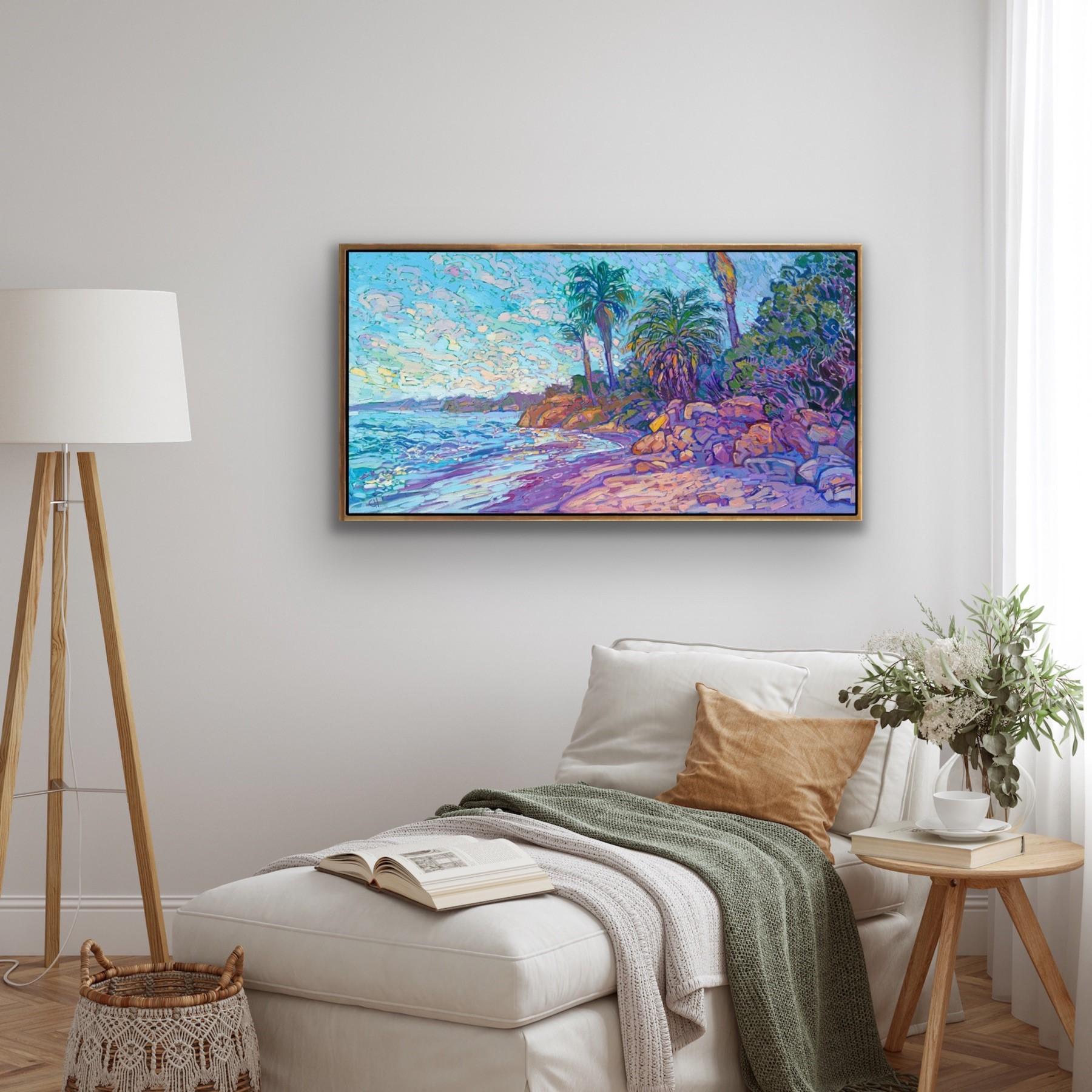 Summerland Coast -- Make an Offer! - Abstract Impressionist Painting by Erin Hanson