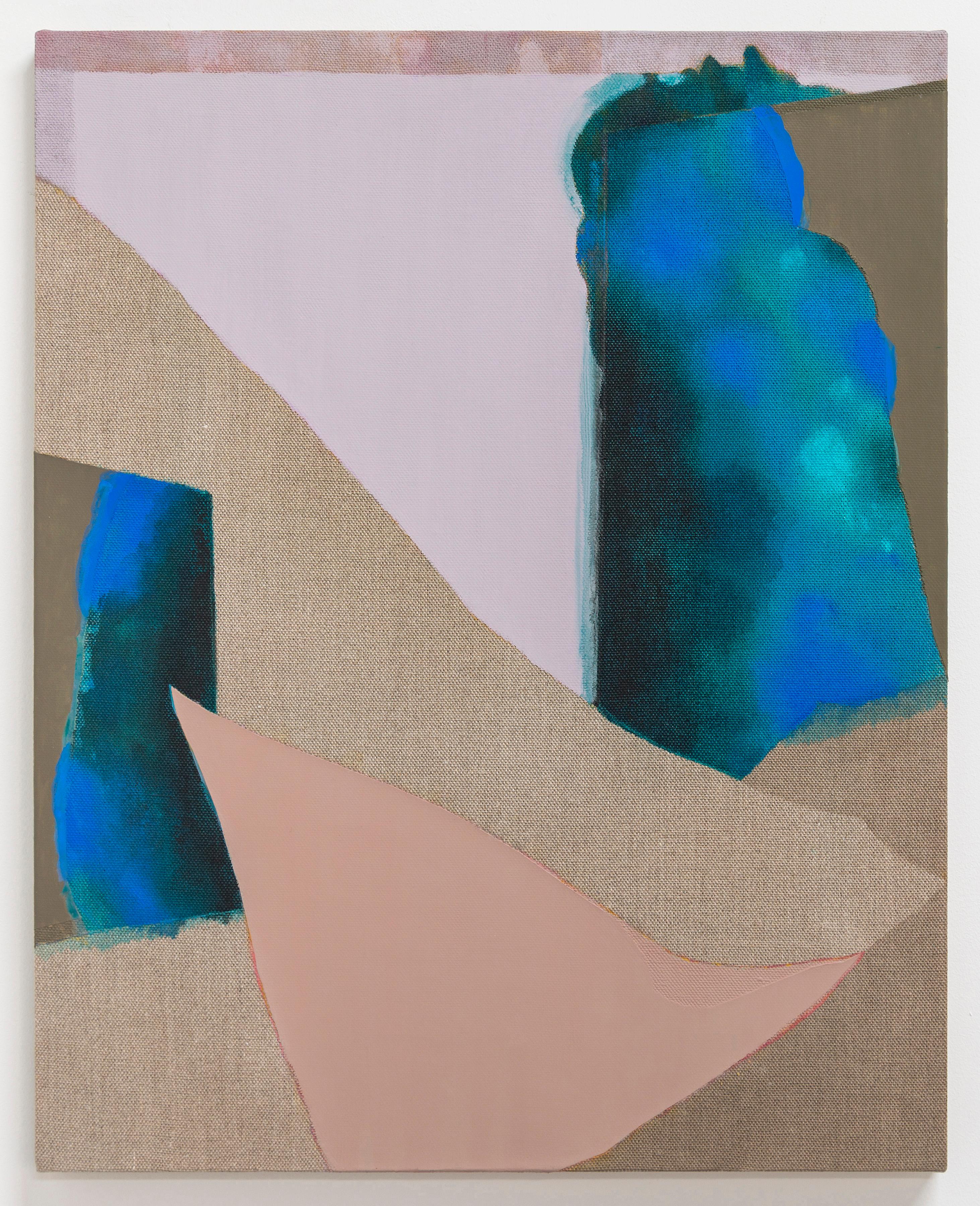 Erin O'Brien "Silencio salvaje" - Pintura acrílica abstracta sobre lienzo de lino crudo