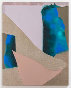 Erin O'Brien "Silencio salvaje" - Pintura acrílica abstracta sobre lienzo de lino crudo