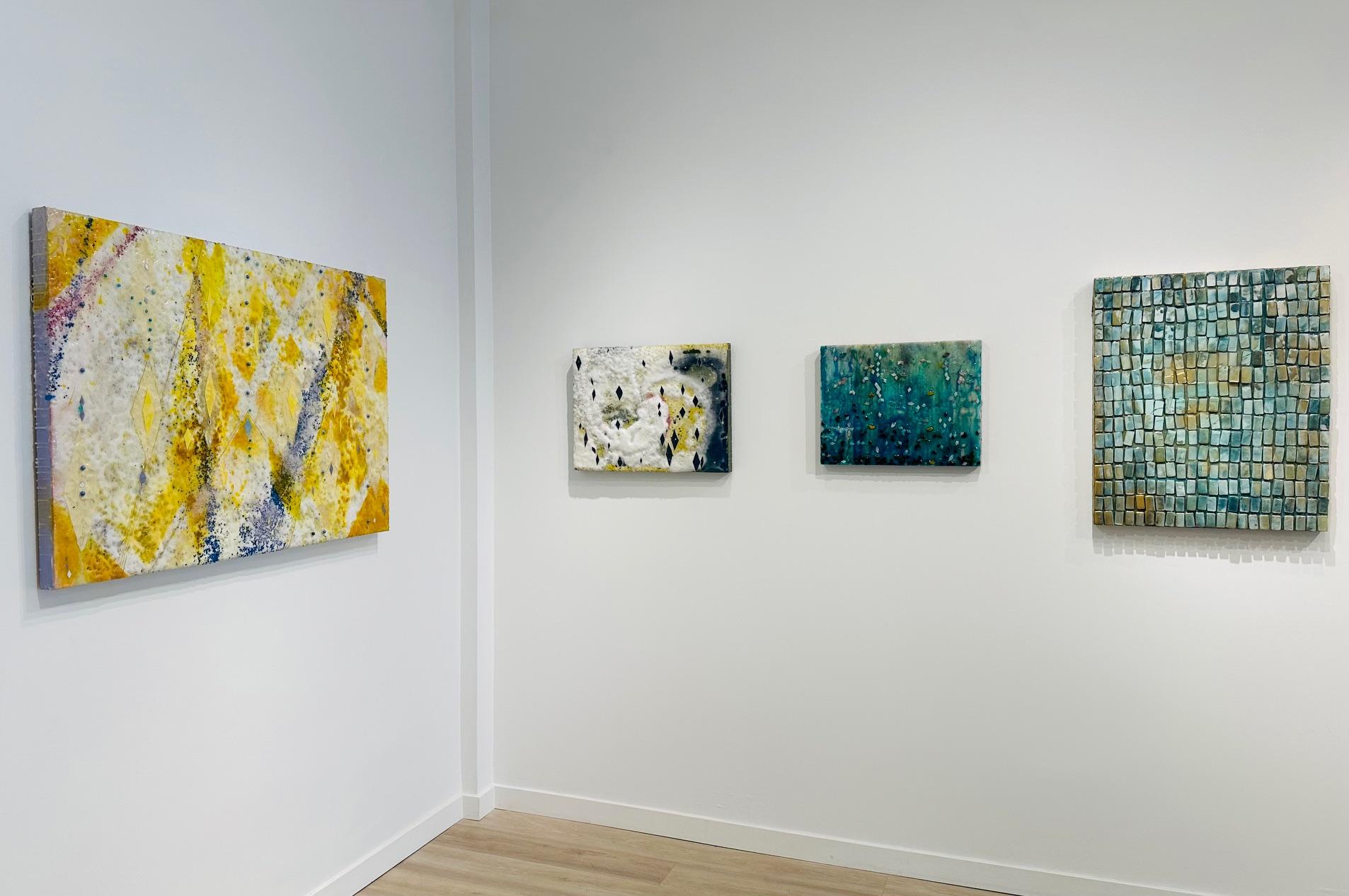 Respirazione a narici alternate - Painting Astrattismo geometrico di Erin Parish