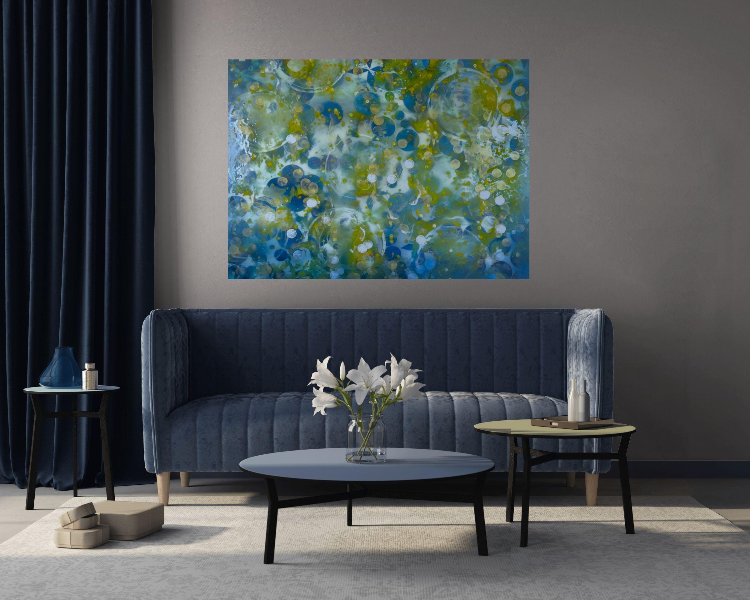 Liquid Mindscape - Painting by Erin Parish