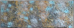 Il sole brilla sulla superficie / pittura su resina