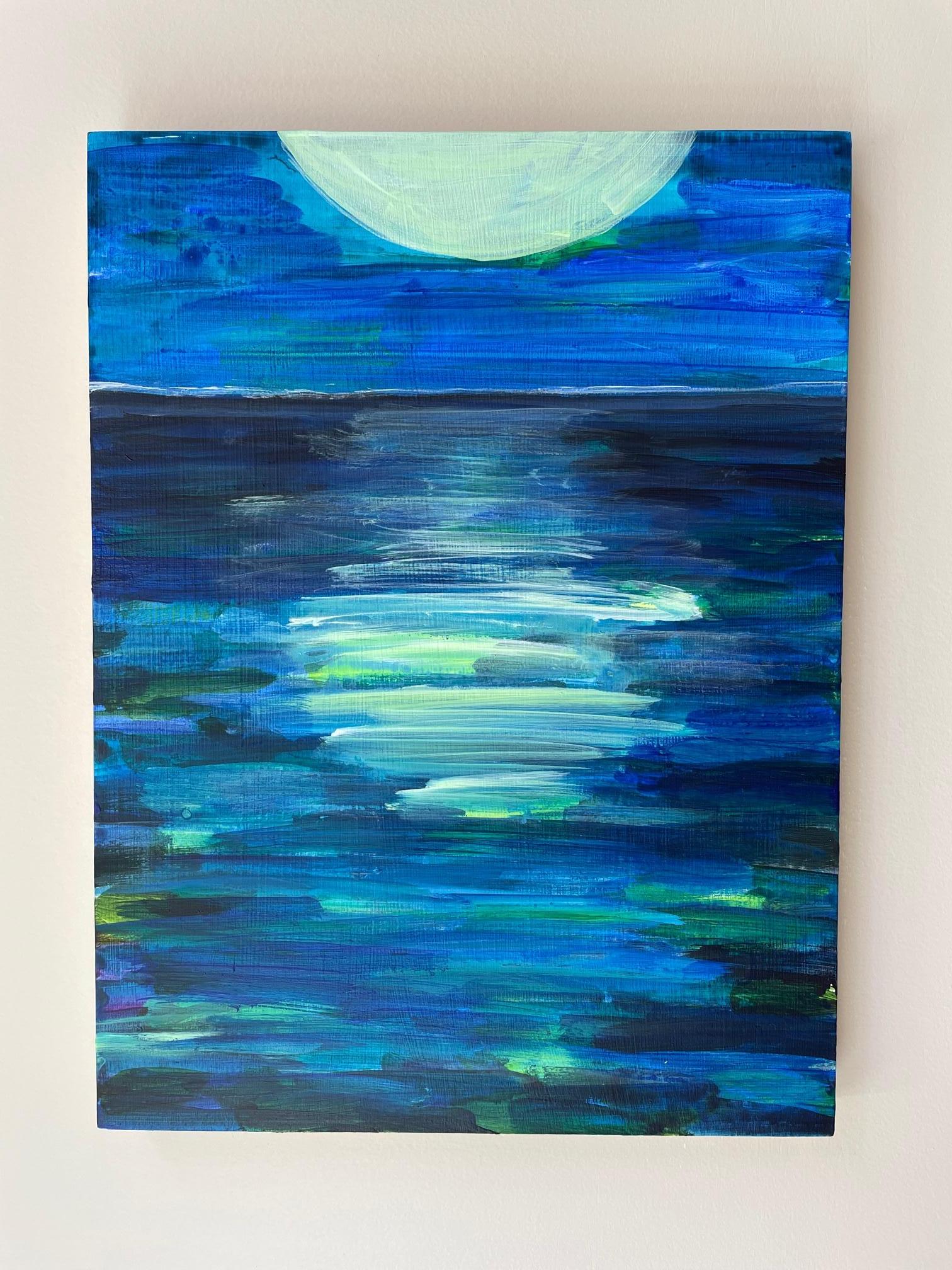 Erin Rachel Hudak Abstract Painting - Moonrise