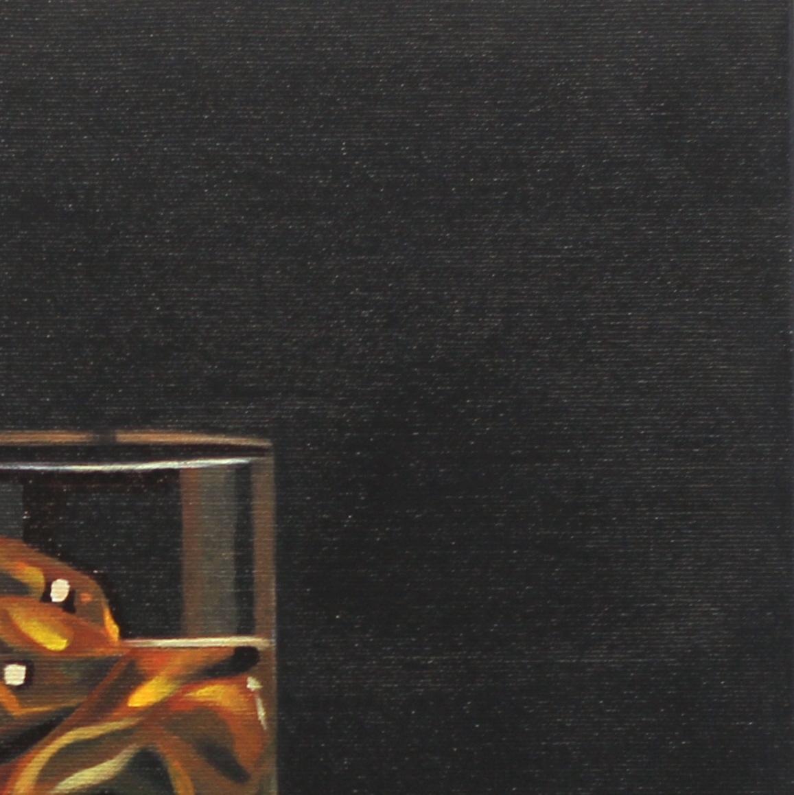 Scotch 4 - Photorealist Painting by Erin Rothstein