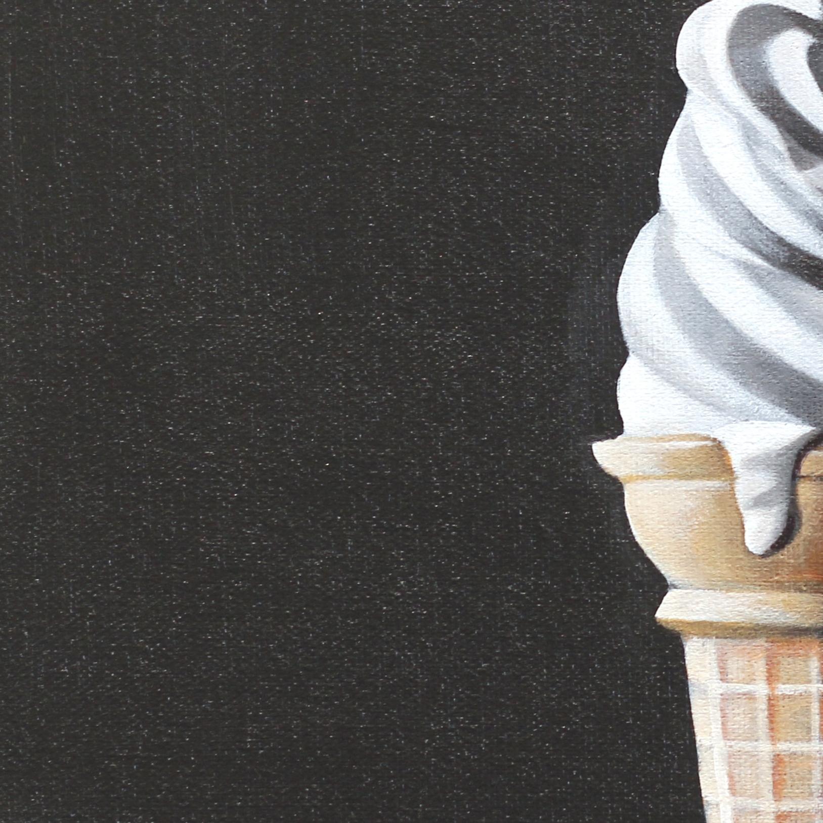 Soft Serve - Photorealist Painting by Erin Rothstein