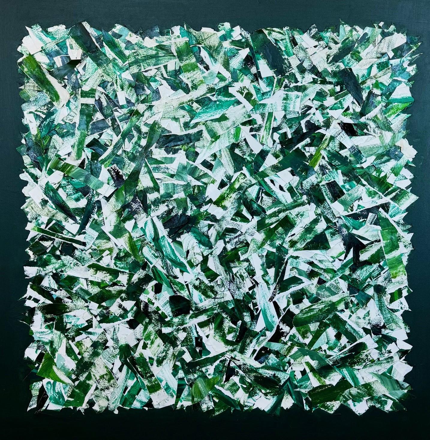 Evermore di Erin Tice, Quadro quadrato grande Greene & Greene dipinto su tela