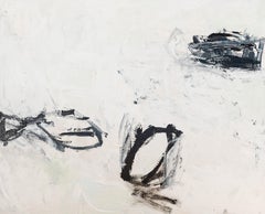 Peace of Mind by Erin Tice, Large Canvas Horizontal Black and White Painting