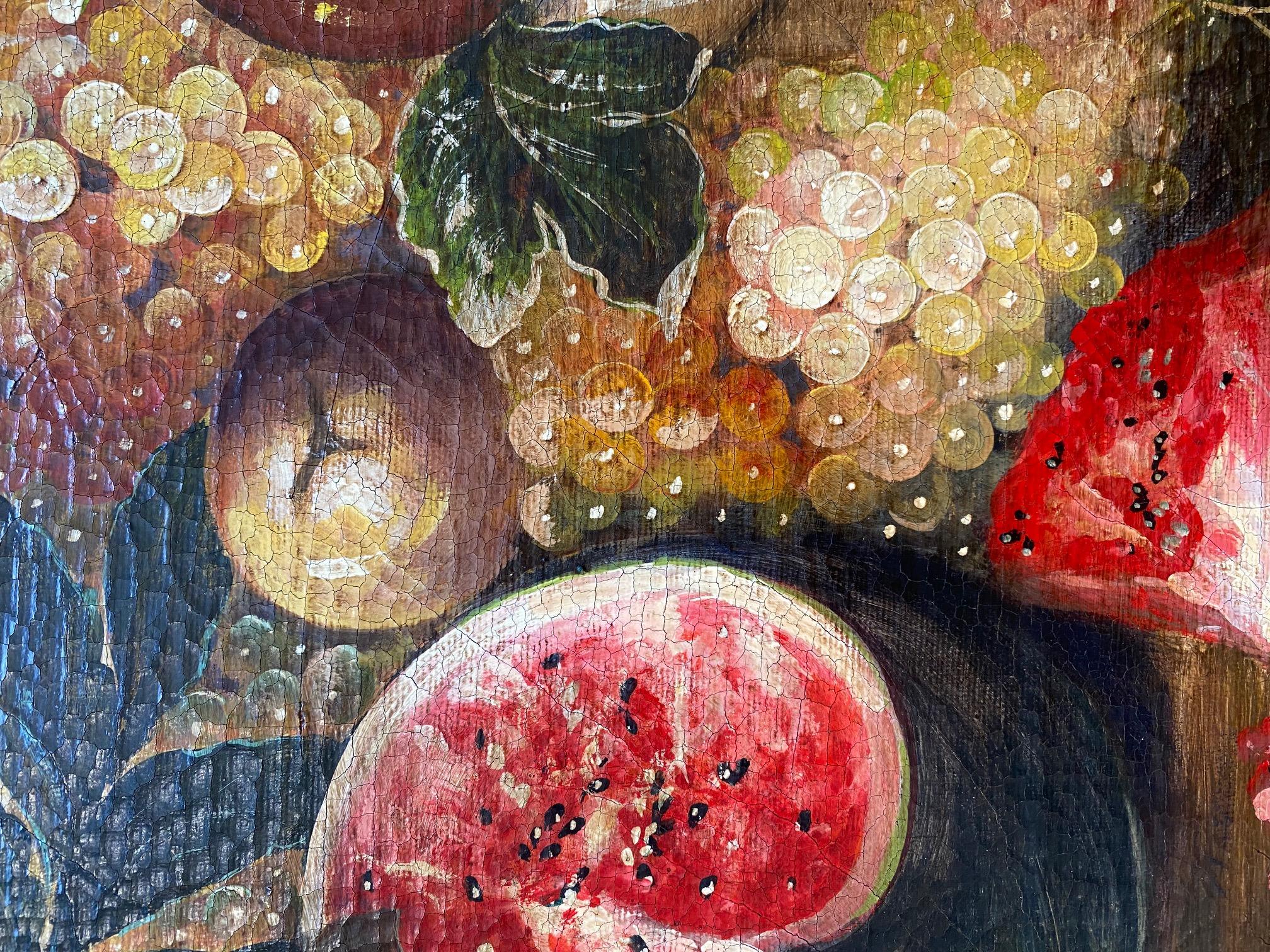 Natura morta di Erina Margiacchi - Olio su tela 70x100 cm in vendita 4