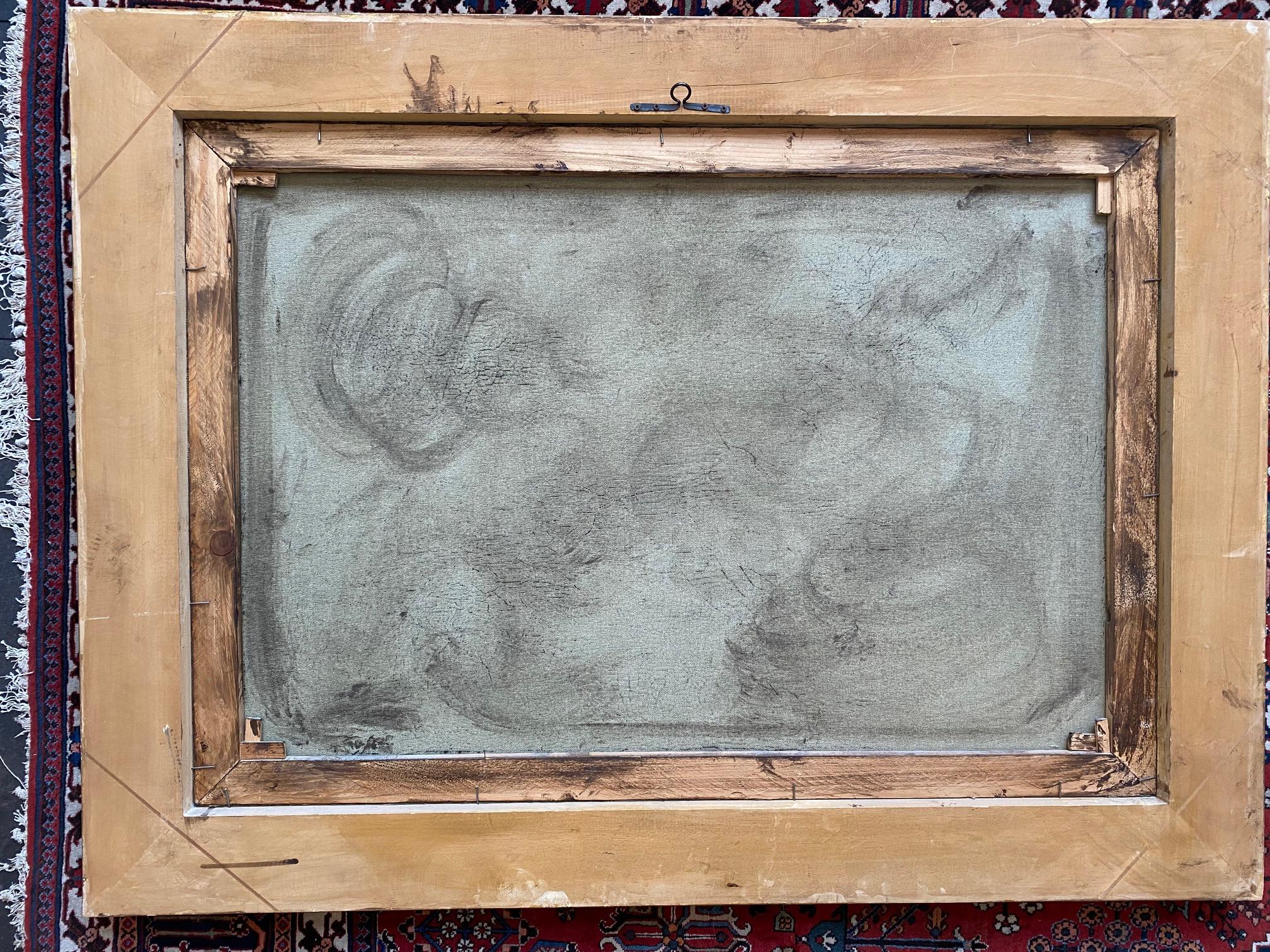 Natura morta di Erina Margiacchi - Olio su tela 70x100 cm in vendita 5