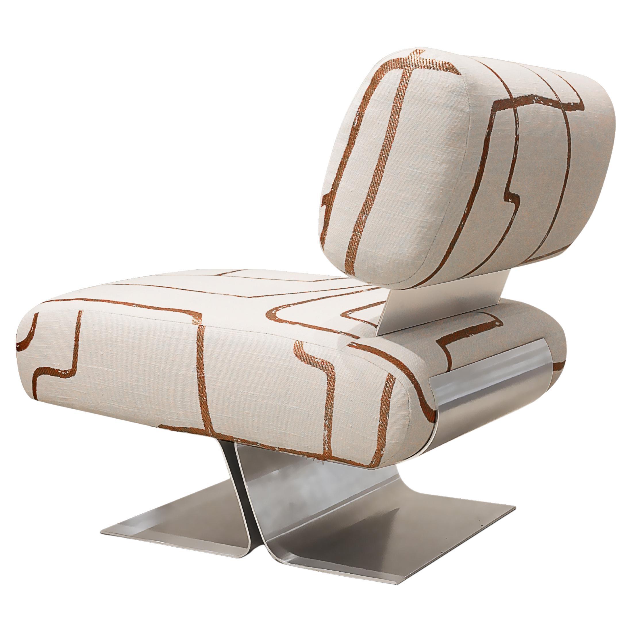 Eris Armchair upholstered in Promenade 004  By Collector