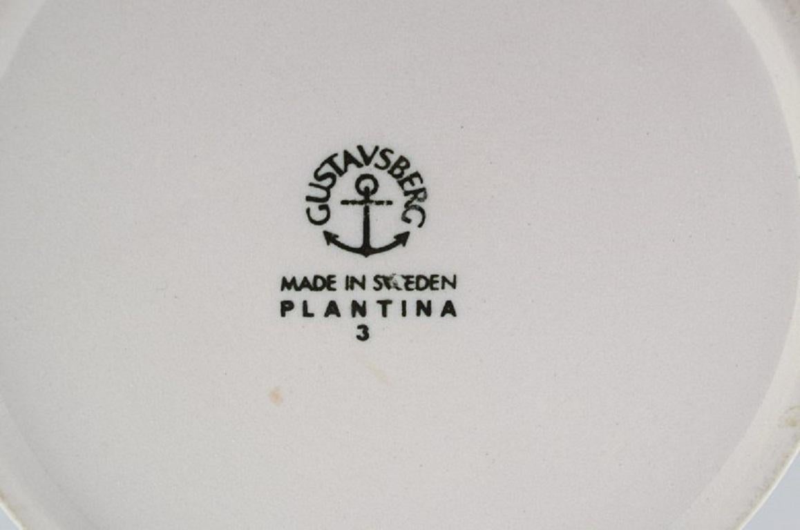 Vier Plantina-Blumentopf-Töpfe aus glasiertem Porzellan vonix Hennix für Gustavsberg (Ende des 20. Jahrhunderts) im Angebot