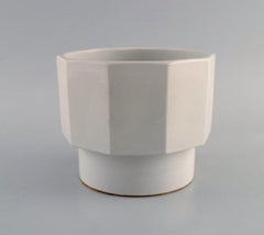 Erix Hennix for Gustavsberg, Three Plantina Flower Pots in Glazed Porcelain