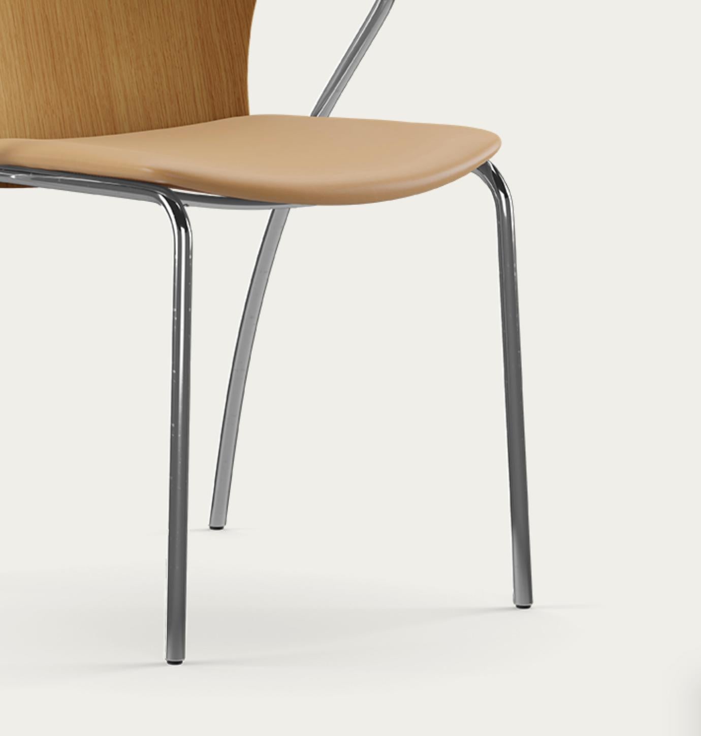 Chrome Erla Solveig Oskarsdóttir Bessi Chair For One Collection en vente