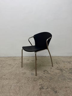 Erla Sólveig Óskarsdóttir E5400 Betsy Black Stackable Chair for Bernhardt, 2000s