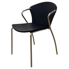 Erla Sólveig Óskarsdóttir E5400 Betsy Black Stackable Chair for Bernhardt, 2000s