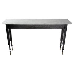 Erland Console Table with Carrara Marble Top by Matthew Fairbank