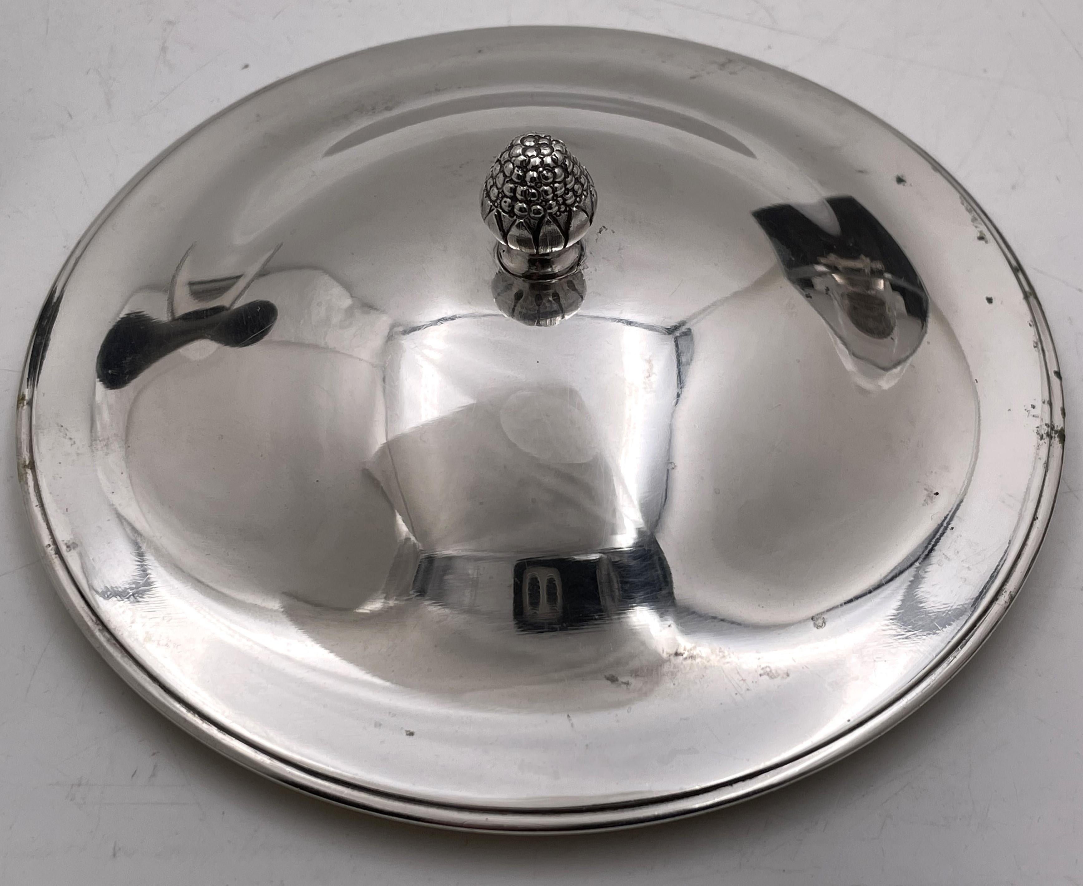 Début du 20ème siècle Saucepan / plat à casserole profond suédois des années 1910, doré à l'intérieur en vente