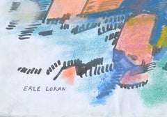 Wyoming Abstract #4 - Mid Century Abstract Landscape