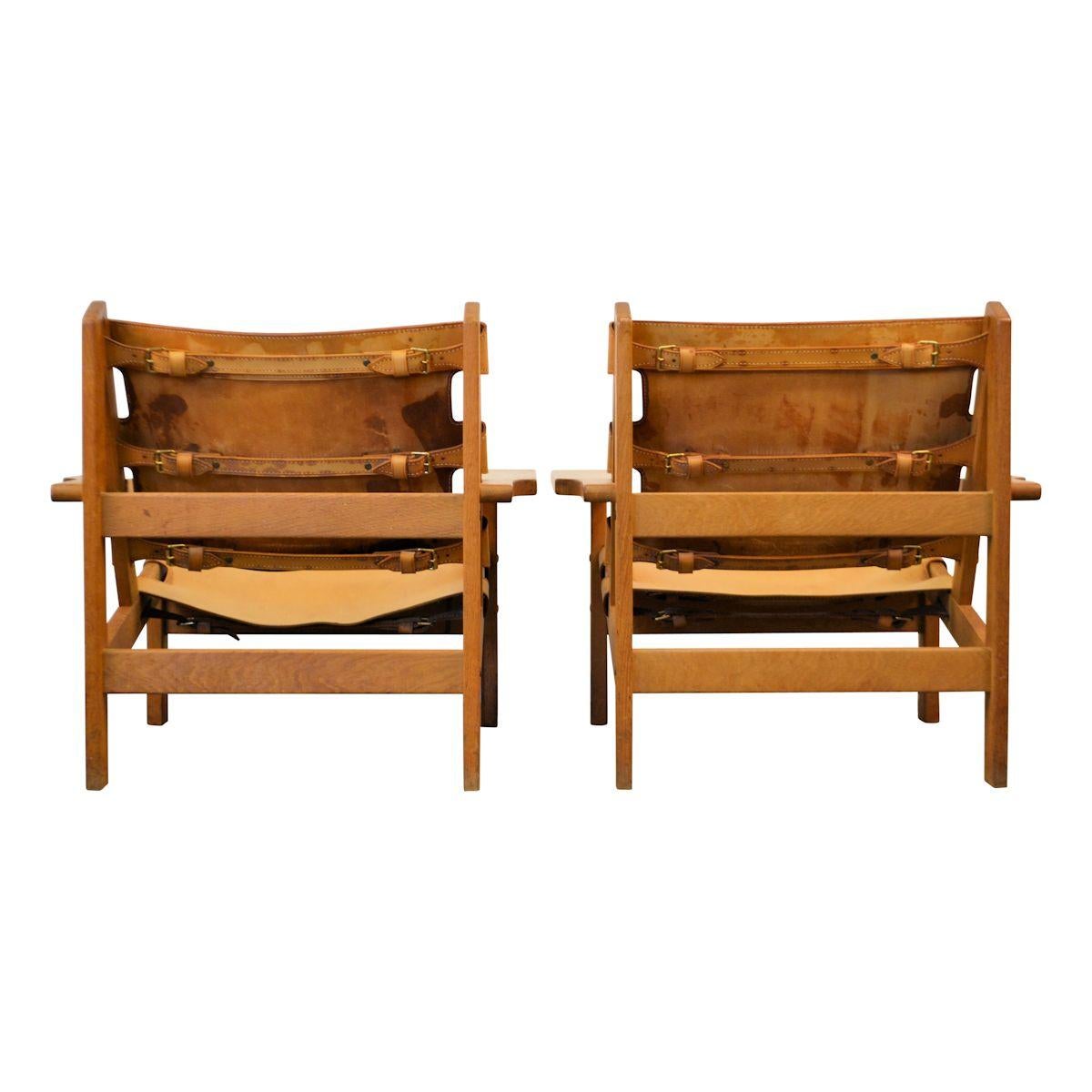 Erling Jessen Danish Design Model 168 Leather Lounge Chairs 5