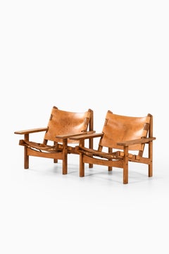 Erling Jessen Easy Chairs Produced by Knud Juul-Hansen in Denmark at 1stDibs
