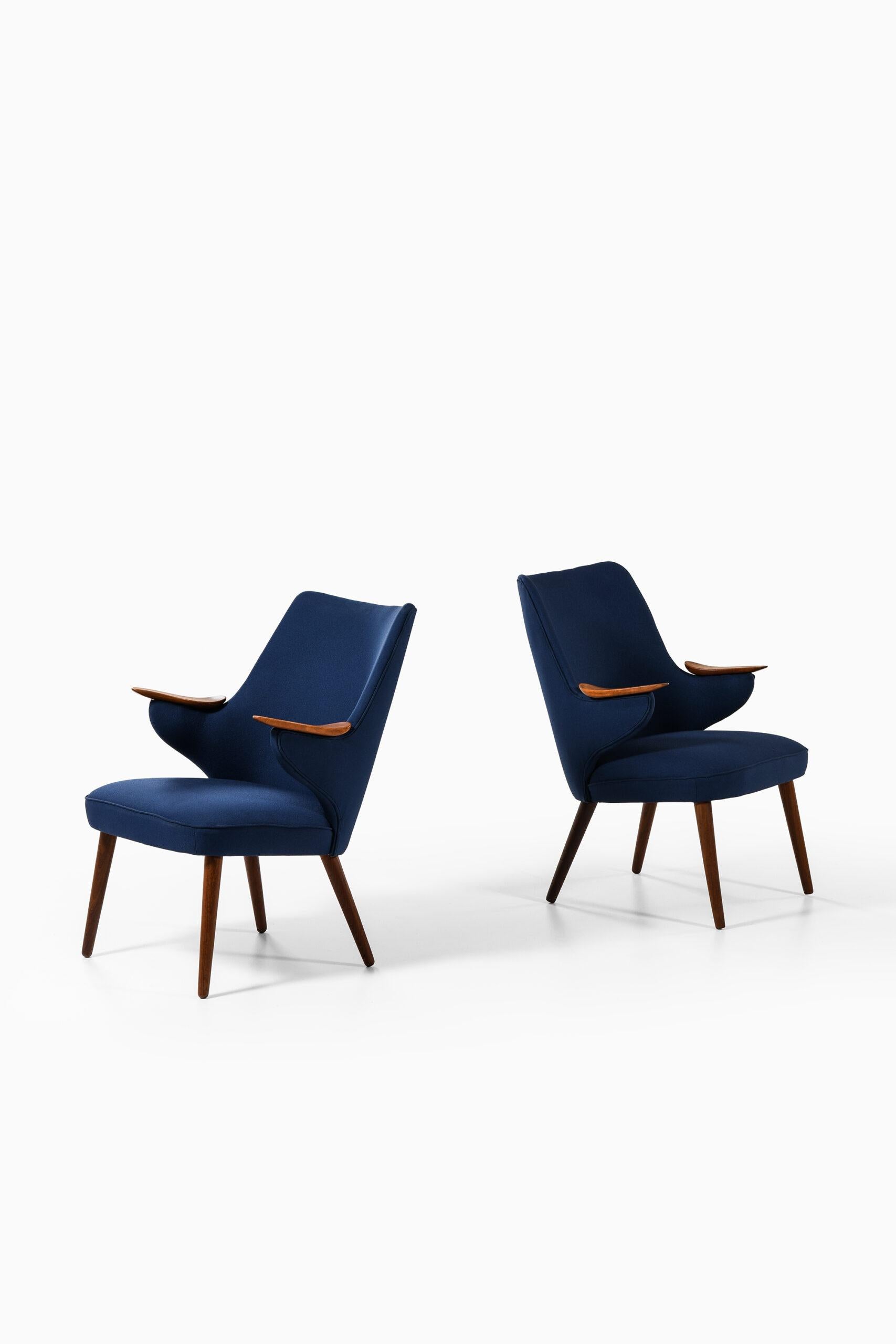 Mid-20th Century Erling Olsen Easy Chairs Produced by Erling Olsen Møbler For Sale