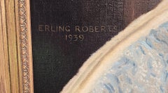 Aljean Stewart Hunt, Portait of a Distinguished Woman, Blonde, Fur Coat