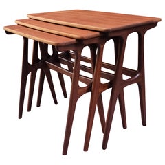 Erling Torvits Danish Teak Nesting Tables