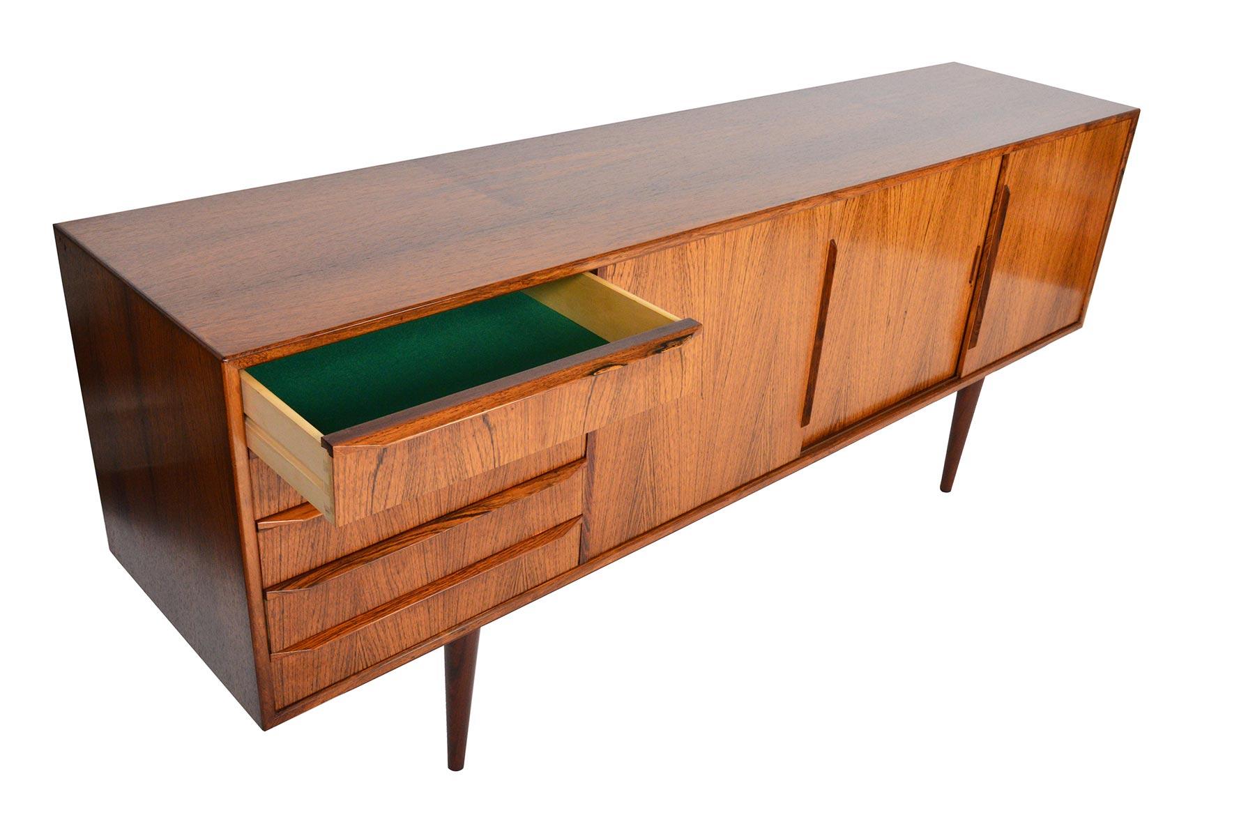 Erling Torvits Model 26 Rosewood Credenza In Good Condition In Berkeley, CA