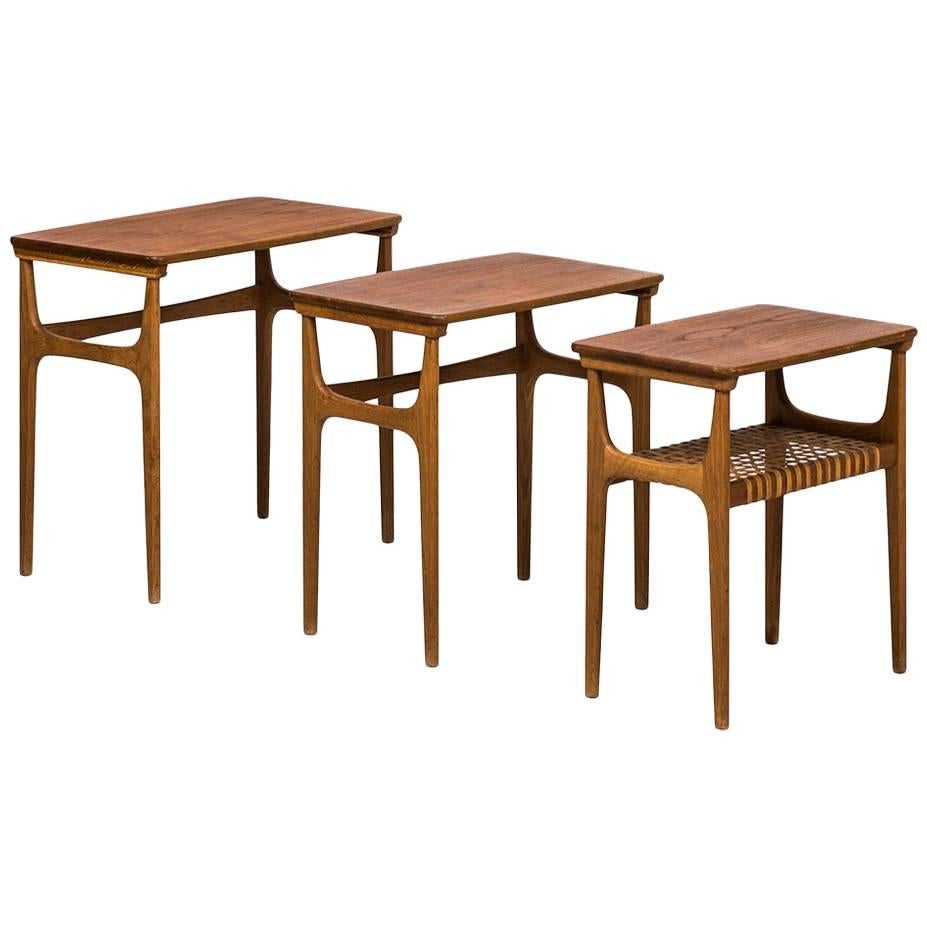 Erling Torvits Nesting Tables Model 15 by Heltborg Møbler in Denmark